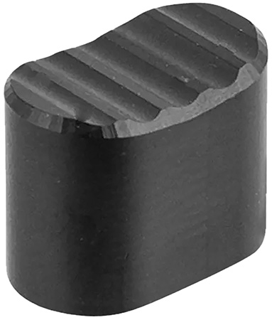 Battle Arms Development BADEMRB Enhanced Magazine Release  V-Shaped Black Anodized 7075-T6 Aluminum for AR-15, AR-10