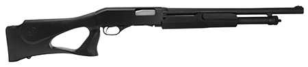 Stevens 23247 320 Security 20 Gauge 3" 5+1 18.50" Matte Black Chrome Lined Barrel, Fixed Thumbhole Stock, Bead Sight
