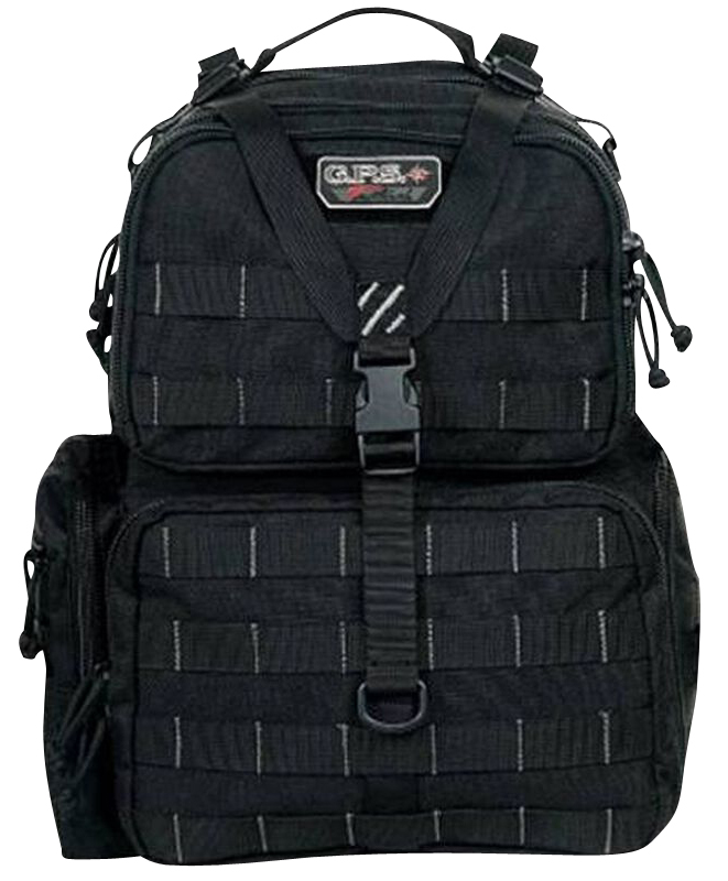 GPS Bags T1913BPB Tactical  Black 1000D Polyester 4 Handguns