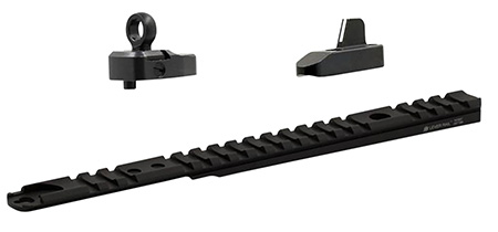 XS Sights ML10045 Marlin Optic Mounts  &  Ghost Ring Sight Sets  Black Anodized 0 MOA