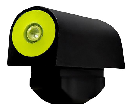 XS Sights RV0003N3Y Big Dot Revolver Front Sight- Smith  &  Wesson  Black | Green Tritium Yellow Outline Front Sight