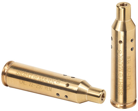 Sightmark SM39020 Boresight  Red Laser for 22-250 Rem, 6.5 Creedmoor Brass Includes Battery Pack  &  Carrying Case
