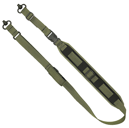 GrovTec US Inc GTSL130 QS 2-Point Sentinel OD Green Adjustable Rifle/Shotgun