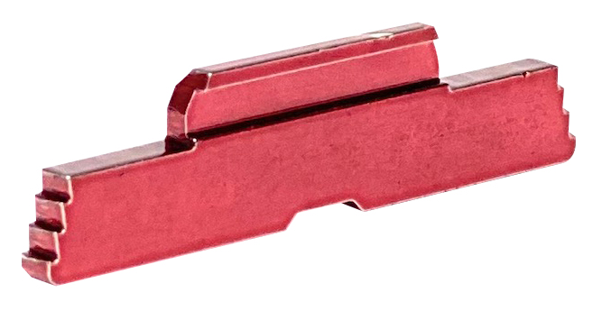 Cross Armory CRG5SLRD Slide Lock  Extended Compatible w/Glock Gen1-5/P80 Red Steel
