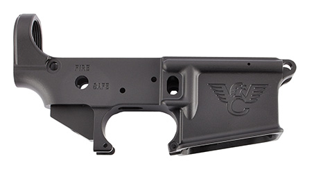 Wilson Combat TRLOWERANO Mil-Spec Lower Receiver Aluminum Black Anodized for AR-15