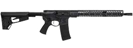 Seekins Precision 0011300073 NX15  223 Wylde Caliber with 16" Barrel, 30+1 Capacity, Black Oxide Metal Finish, Black 6 Position Collapsible Carbine Stock  &  Polymer Grip Ambidextrous Hand