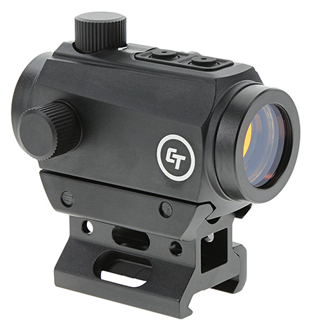 Crimson Trace 0102030 CTS-25  Matte Black 1x20mm 4 MOA Red Dot Reticle, Picatinny Rail Mount