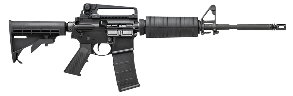 Stag Arms STAG15001111 Stag 15 M4 5.56x45mm NATO 16" 30+1 Black Phosphate Rec Black Mil-Spec 6 Position Stock Black A2 Grip Right Hand Includes A2 Carry Handle
