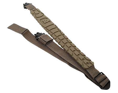 Caldwell 1131996 Max Grip Slim Sling Flat Dark Earth 20"- 41" OAL Adjustable Rifle