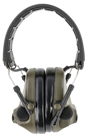 Peltor MT20H682FB09GN ComTac V Hearing Defender Headset 23 dB Over the Head OD Green/Black Adult 1 Pair