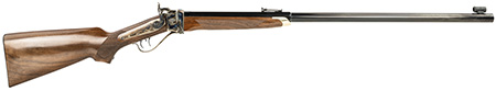 Davide Pedersoli 010S74947G 1877 Sharps Long Range 45-70 Gov 1rd 30" Barrel, Black Metal Finish, Walnut Pistol Grip Stock, Blade Front/Rear Sights, Double Set Trigger