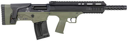 ATI ATIG12BDG Bulldog  12 Gauge Semi-Auto 3" 5+1 18.50" Black Steel Barrel, Black Aluminum Receiver, Picatinny Rail, Green Fixed Bullpup Stoc  &  Grip