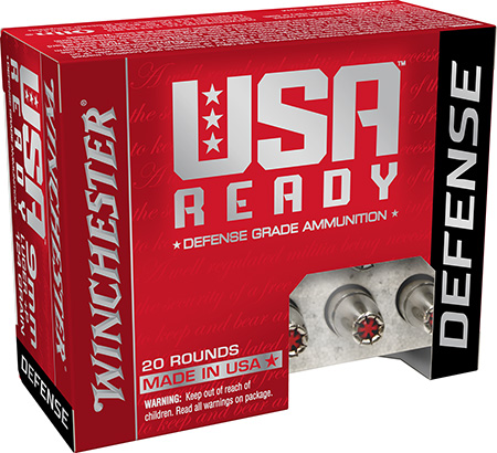 Winchester Ammo RED9HP USA Ready 9mmLuger 124gr Hollow Point 20 Per Box/10 Case