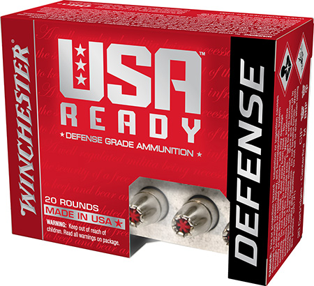 Winchester Ammo RED45HP USA Ready 45ACP 200gr Hex Vent Hollow Point 20 Per Box/10 Case
