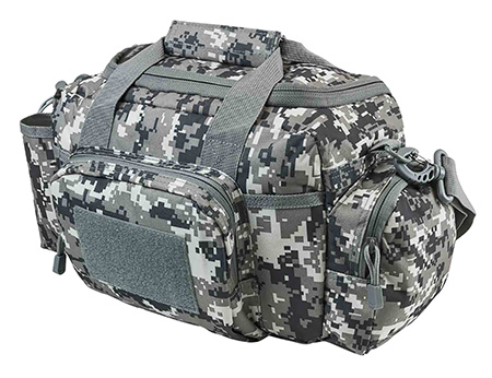 NcStar CVSRB2985D VISM Range Bag with Small Size, Side Pockets, PALs Webbing, Carry Handles, Pockets  &  Digital Camouflage Finish