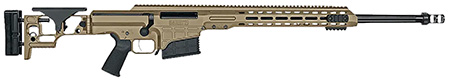 Barrett 18491 MRAD  308 Win 22" 10+1 Flat Dark Earth Cerakote Flat Dark Earth Folding with Adjustable LOP Stock Black Polymer Grip Right Hand