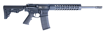HM Defense HM15F556 Guardian F5 5.56x45mm NATO Caliber with 16" Barrel, 30+1 Capacity, Black Anodized Metal Finish, Black Mil-Spec HM Stock  &  Polymer Grip Right Hand