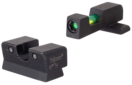 Trijicon 601116 DI Night Sight Set  Green/Tritium/Fiber Optic Front Sight-Green Tritium Black Outline Rear Sight Springfield Armory XD/XD-M/XD Mod.2