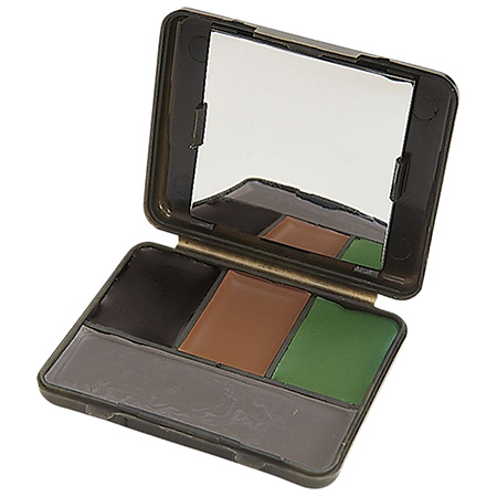 Vanish 6115 Compact Face Paint Black, Brown, Green and Gray