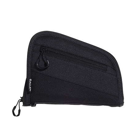 Allen 7753 Auto-Fit 2.0 Compact Handgun Case Thick Foam Padding w/Knit Interior, Exterior Pocket for Most 380 Semi-Auto, 9mm Subcompact  &  Snub-Nose Revolvers 7" L