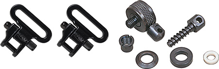 Allen 14430 Swivel Set  Black 1" Shotgun Metal