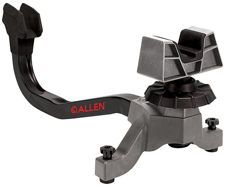 Allen 21920 Accutrak  Shooting Rest Black Polypropylene w/Solid Metal Spine, Elevation Adjustment Screw  &  Rubber Rear Support