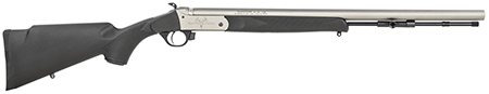 Traditions R72110840 Buckstalker XT 50 Cal 209 Primer 24" Stainless Cerakote Black Synthetic Stock
