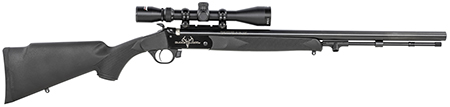 Traditions R572000840 Buckstalker XT 50 Cal 209 Primer 24" Blued Barrel/Rec Black Synthetic Stock 3-9x40 Scope