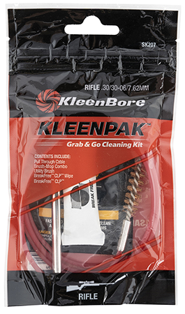 KleenBore SK20710 Grab  &  Go Cleaning Kit .30/ .30-06/ 7.62mm Cal Rifle 10 Per Pack