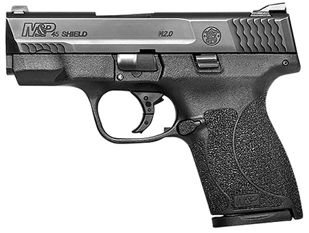 Smith  &  Wesson 11531 M & P Shield M2.0 Micro-Compact 45 ACP 6+1/7+1 3.30" Black Stainless Steel Barrel  &  Serrated Slide, Matte Black Polymer Frame Black Textured Grip