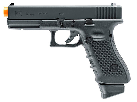 Umarex 2276318 G17 Gen4 Airsoft Pistol CO2 6mm 23+1 Black Polymer Frame  &  Grips, Compatible With Most Glock 17 Holsters, Accessories  &  Gear