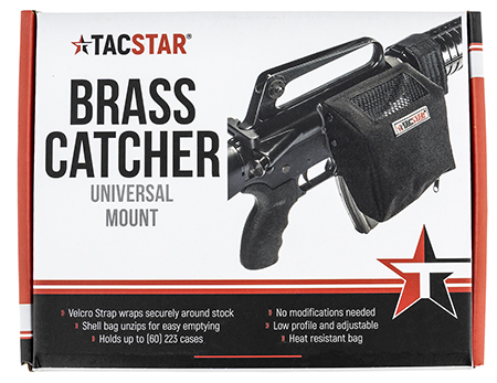 Lyman 1081245 Universal Brass Catcher Black Canvas Velcro Mount
