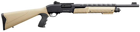 Charles Daly 930279 301  12 Gauge 3" 5+1 18.50" Barrel w/Heat Shield, Black Metal Finish,  Synthetic Flat Dark Earth Fixed Pistol Grip Stock  &  Forend, Auto Ejection, Includes 3 Choke Tubes