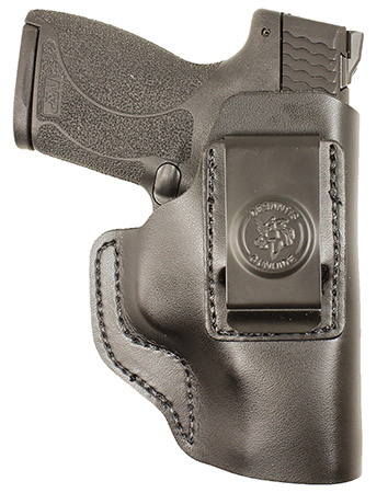 DeSantis Gunhide 031BA5EZ0 Insider  IWB Black Leather Belt Clip Fits S&W M & P 45/Shield M2.0 9/40 Right Hand