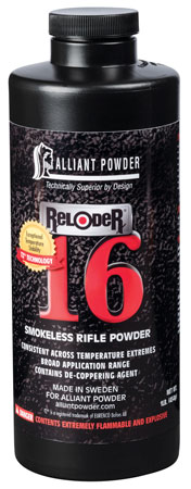 Alliant Powder RELOADER16 Rifle Powder Reloder 16 Rifle Multi-Caliber Medium Rifle 1 lb