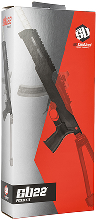 SB Tactical 22TD-01-SB Chassis  Fixed Black for Ruger 10/22  &  Ruger 22 Charger Right Hand