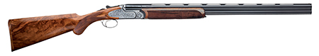 Rizzini USA 510128 Artemis Field Full Size 28 Gauge Break Open 3" 2rd 29" Gloss Blued Anodized Silver Engraved Steel Receiver, Fixed w/Prince of Whales Grip, Oiled Turkish Walnut Wood Stock