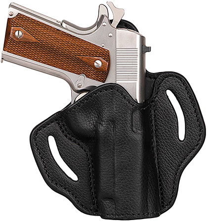 1791 Gunleather UCBH1SNSBR Ultra Custom  OWB Size 1S Night Sky Black Leather Belt Slide Fits 1911 4" Right Hand