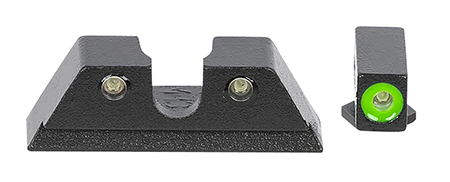 Meprolight USA 465003111 Hyper-Bright  Green/Tritium Green, Black Frame Fits Taurus G3C