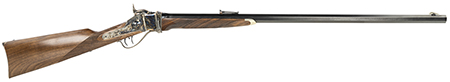 Taylors  &  Company 210139 Pedersoli 1874 Billy's Sharps 45-70 Gov 1rd 32" Blued Single Shot Octagon Barrel, Blued Steel Drilled  &  Tapped Receiver, Checkered Walnut Fixed Stock