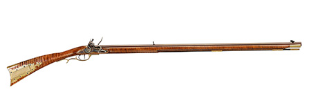 Taylors  &  Company 210012 Frontier Pedersoli 50 Cal Flintlock 39" Browned Octagon Barrel, Fixed Maple Stock