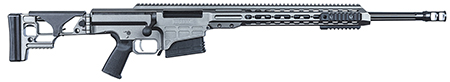 Barrett 18498 MRAD  6.5 Creedmoor 24" 10+1 Tungsten Gray Cerakote Gray Fixed Adjustable Comb Stock Black Polymer Grip Right Hand