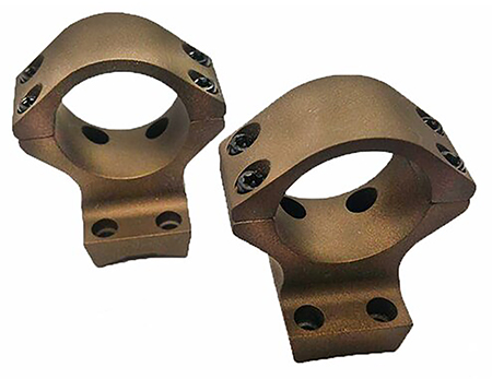 Talley HC740735 Scope Mount/Ring Combo  Burnt Bronze Aluminum 30mm Tube X-Bolt Medium Rings Short/Long Action 0 MOA
