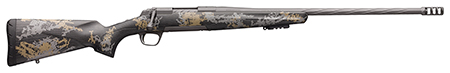Browning 035540299 X-Bolt Mountain Pro 6.8 Western 3+1 24" MB Fluted Tungsten Gray Cerakote Accent Graphic Black Carbon Fiber Stock Right Hand (Full Size)