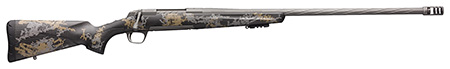 Browning 035541297 X-Bolt Mountain Pro Long Range 300 PRC 3+1 26" MB Fluted Tungsten Gray Cerakote Accent Graphic Black Carbon Fiber Stock Right Hand (Full Size)
