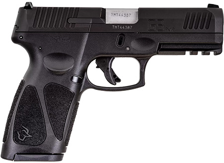 Taurus 1G3B94115 G3  Full Size Frame 9mm Luger 15+1 4" Matte Stainless Steel Barrel, Matte Black Tenifer Serrated Steel Slide, Black Polymer Frame w/Picatinny Rail, Black Polymer Grip, Right Hand