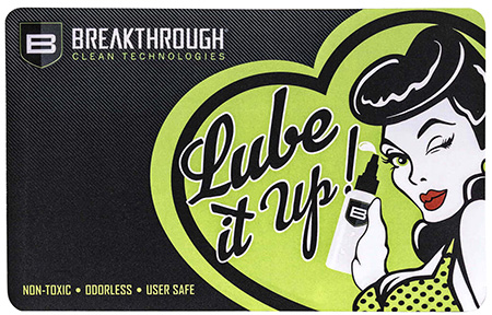 Breakthrough Clean BTRGMP Pistol  Cleaning Mat Neoprene/Polyester 17" Long Breakthrough Cleaning Products Illustration