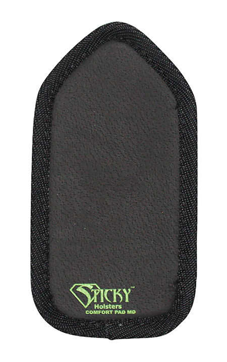 Sticky Holsters COMFORTPADMD Comfort Pad Holster Cushion IWB Size Medium Black Foam Hook  &  Loop Ambidextrous