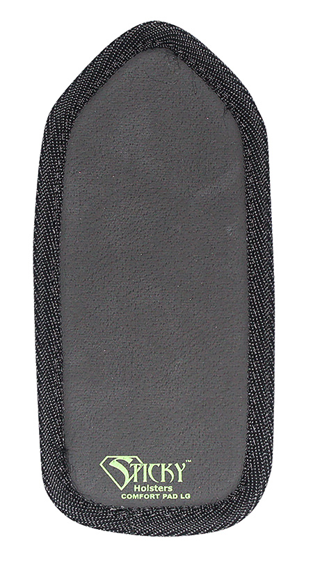 Sticky Holsters COMFORTPADLG Comfort Pad Holster Cushion IWB Size Large Black Foam Hook  &  Loop Ambidextrous