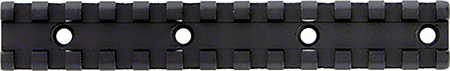 TruGlo TGTG8941A Picatinny Optic Rail  Matte Black Anodized